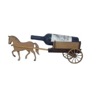 Porta Bebida Cavalo na Carroça