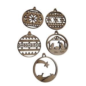Bolinhas de Natal para pinheiro (peça unitária)